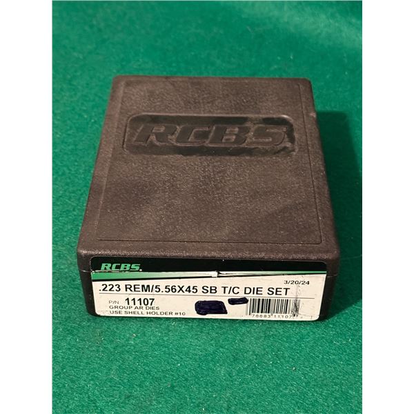 RCBS .223 Rem Small Base (SB) Taper Crimp (T/C) 2-Die Set