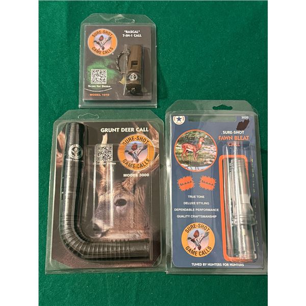 Sure-Shot Game Calls Set of 3