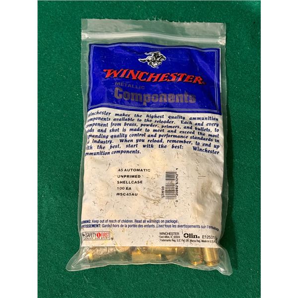 Winchester .45 ACP Brass Shell Casings