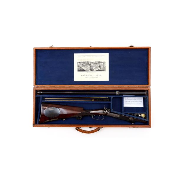 C.G. HAENEL SUHL | Model: Cased Tip Up Stalking Rifle | Caliber: 8.15 X 46R