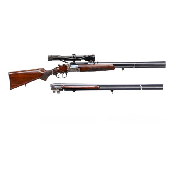 MERKEL SUHL | Model: Over Under Combination, 2 Barrel Set | Caliber: 12 G X 2 3/4"/7 X65R