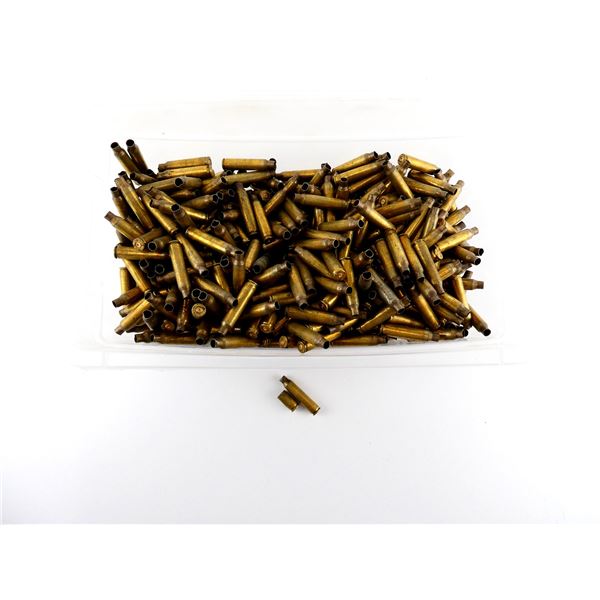 NON-PRIMED ASSORTED .223 REM AND 9MM LUGER BRASS CASES LOT