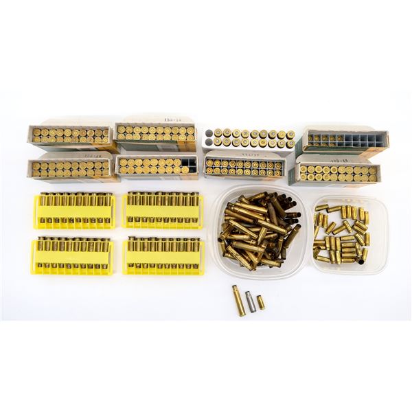 NON-PRIMED ASSORTED BRASS AND NICKEL CASES LOT