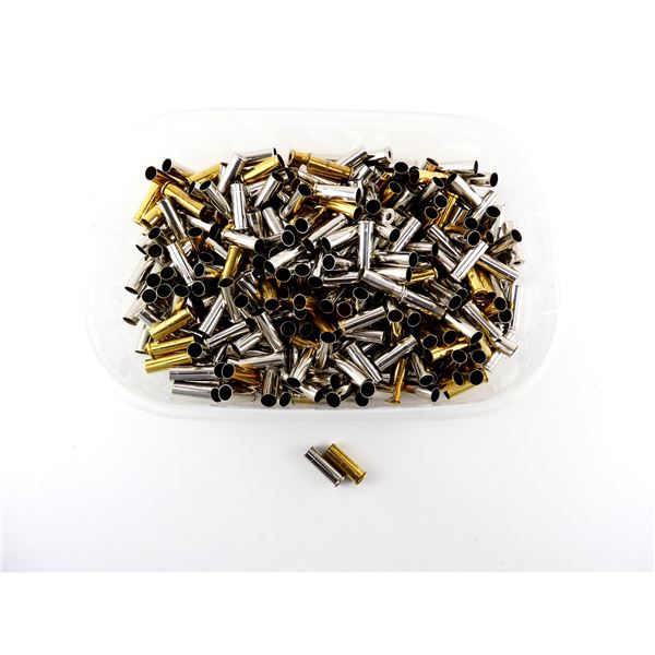 NON-PRIMED ASSORTED .38 SPL BRASS AND NICKEL CASES LOT