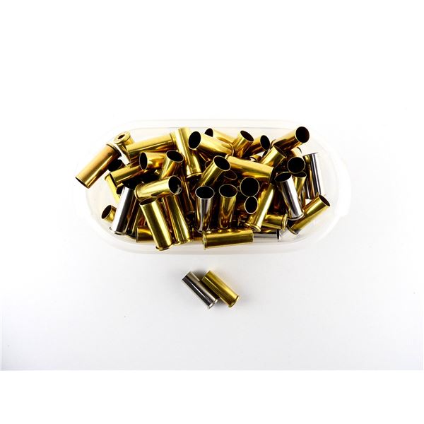 NON-PRIMED ASSORTED .44 REM MAGNUM BRASS CASES AND NICKEL LOT