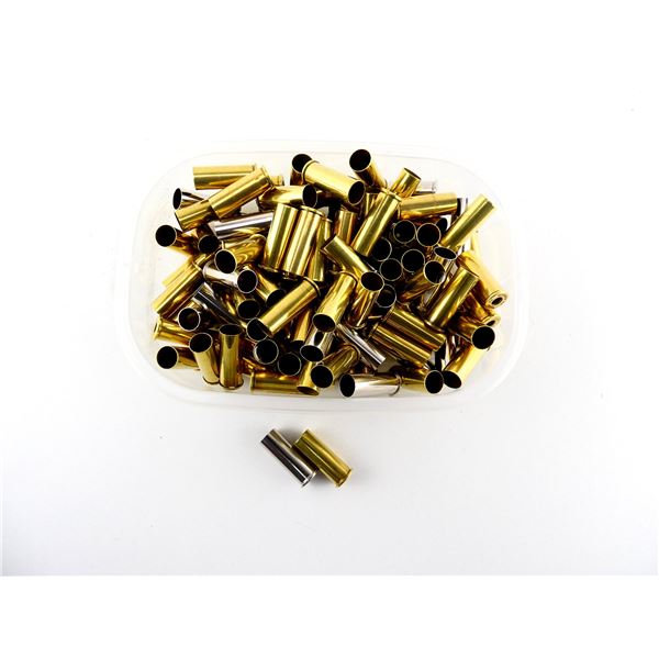 NON-PRIMED ASSORTED .44 REM MAGNUM BRASS CASES AND NICKEL LOT
