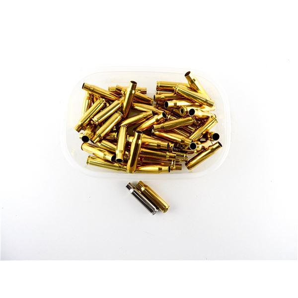 NON-PRIMED ASSORTED .308 WIN BRASS AND NICKEL CASES LOT