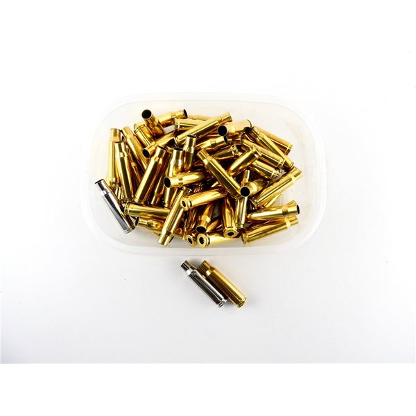 NON-PRIMED ASSORTED .308 WIN BRASS AND NICKEL CASES LOT