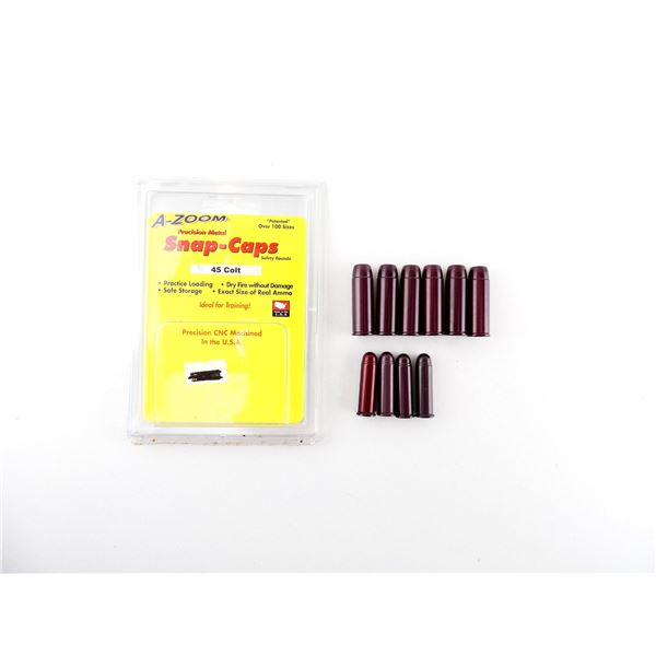 A-ZOOM .45 COLT AND .38 SPL SNAP CAPS LOT