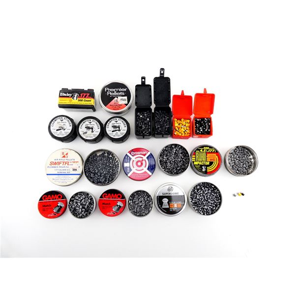 ASSORTED .177 CALIBER PELLETS LOT