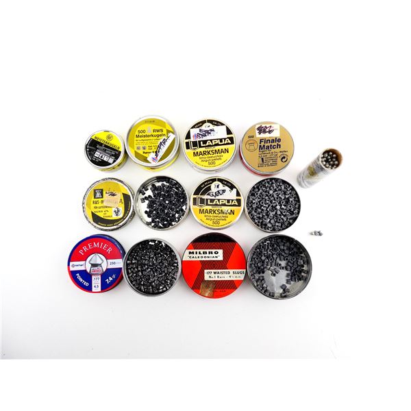 ASSORTED .177 CALIBER PELLETS AND BB'S LOT