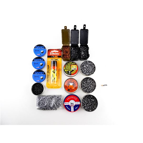 ASSORTED .177 CALIBER (4.5MM) PELLETS AND BB'S LOT