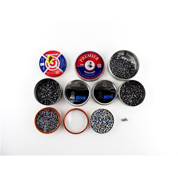 ASSORTED .177 CALIBER PELLETS LOT