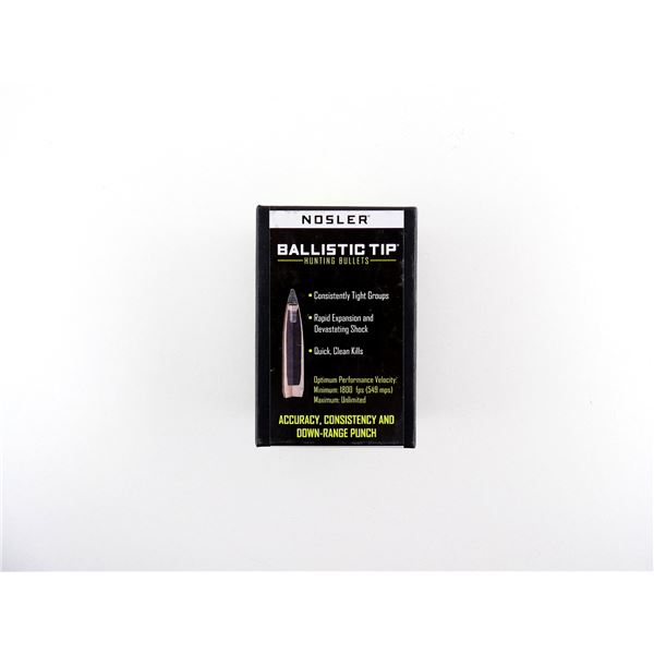 NOSLER BALLISTIC TIP 6MM CALIBER BULLETS LOT