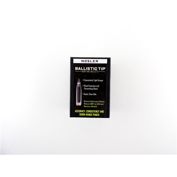 NOSLER BALLISTIC TIP 6MM CALIBER BULLETS LOT