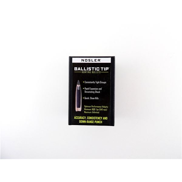 NOSLER BALLISTIC TIP 6MM CALIBER BULLETS LOT