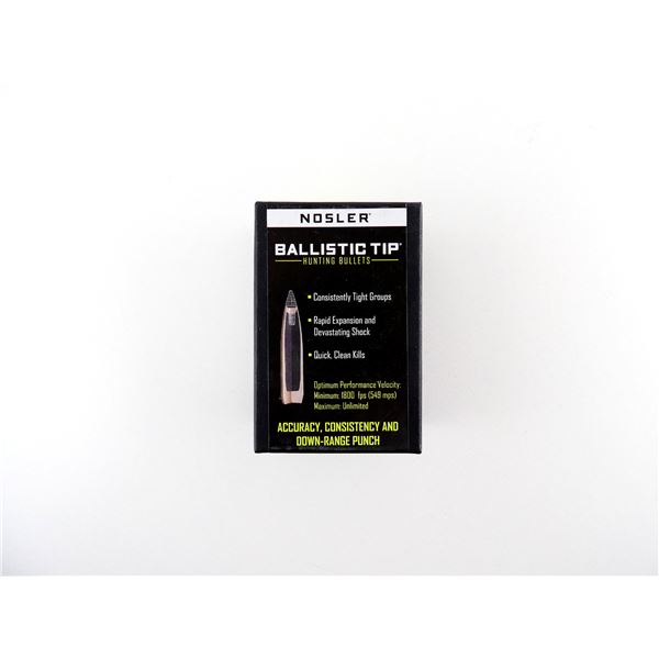NOSLER BALLISTIC TIP 6MM CALIBER BULLETS LOT