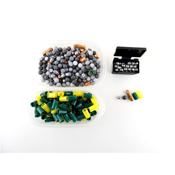 ASSORTED LEAD / STEEL BALLS / BULLETS AND SABOTS LOT