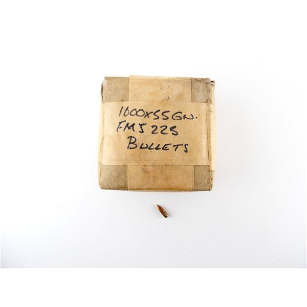 UNKNOWN .223 CALIBER BULLETS LOT
