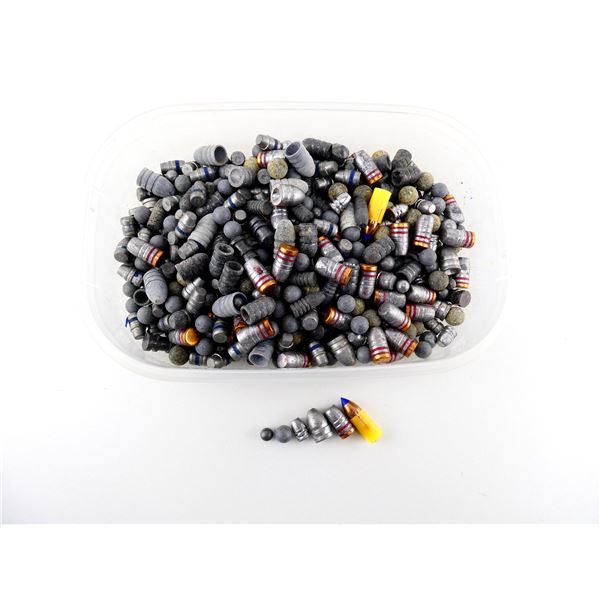UNKNOWN ASSORTED CAST BULLETS AND LEAD BALLS LOT