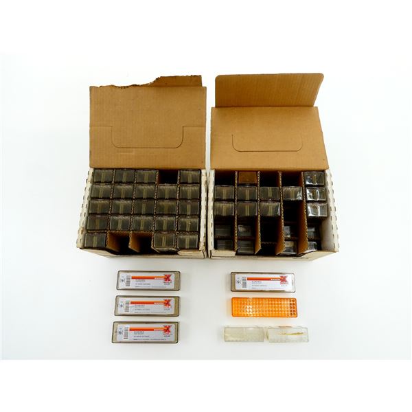 COLLECTIBLE EMPTY ASSORTED PLASTIC AMMO BOXES LOT