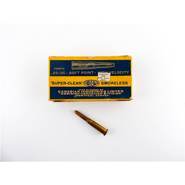 COLLECTIBLE DOMINION .25-35 WIN AMMO LOT