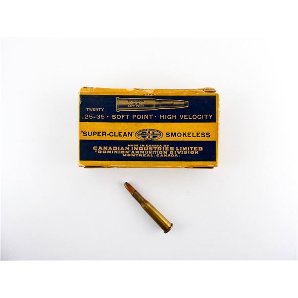 COLLECTIBLE ASSORTED .25-35 WIN AMMO LOT