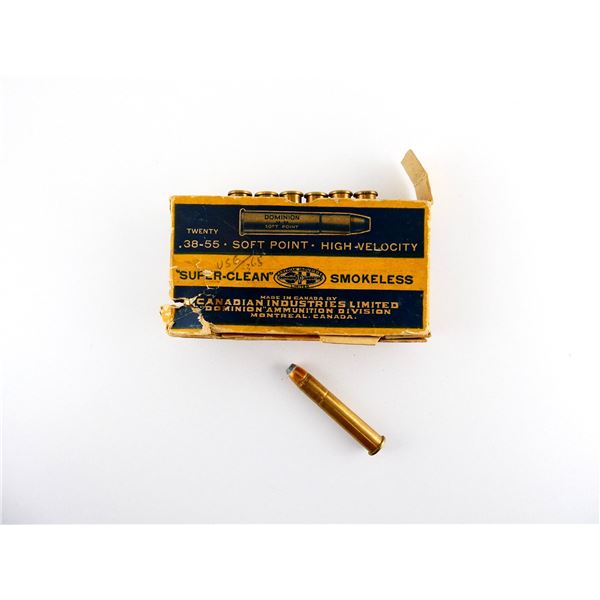 COLLECTIBLE DOMINION .38-55 WIN AMMO LOT