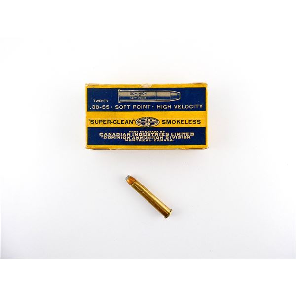 COLLECTIBLE DOMINION .38-55 WIN AMMO LOT