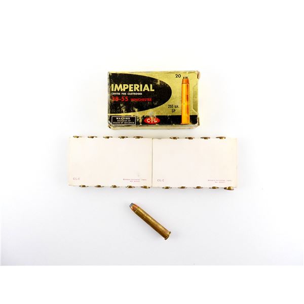 COLLECTIBLE IMPERIAL .38-55 WIN AMMO LOT