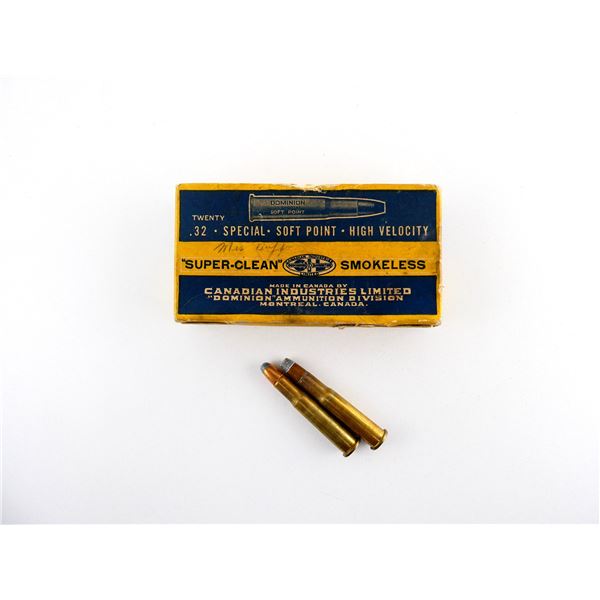 COLLECTIBLE ASSORTED .32 SPECIAL AMMO LOT