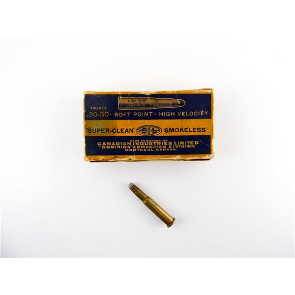 COLLECTIBLE DOMINION .30-30 WIN AMMO LOT