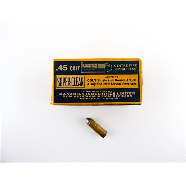 COLLECTIBLE DOMINION .45 COLT AMMO LOT