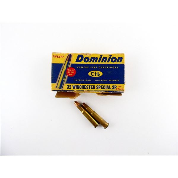 COLLECTIBLE ASSORTED .32 WIN SPECIAL AMMO LOT