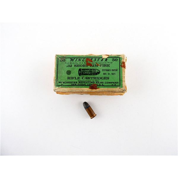 COLLECTIBLE WINCHESTER .32 SHORT RF AMMO LOT