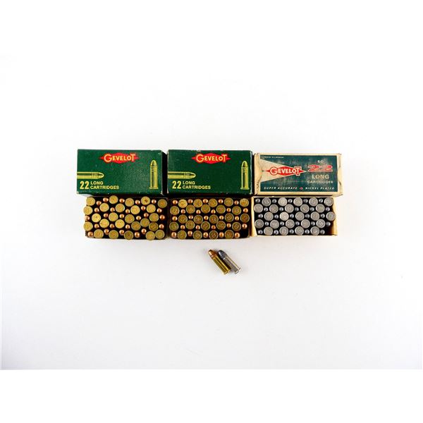 COLLECTIBLE GEVELOT .22 LONG AMMO LOT