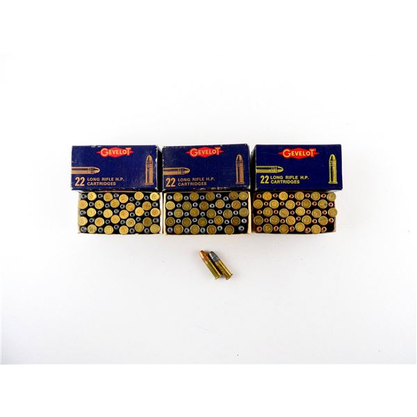 COLLECTIBLE GEVELOT .22 LR AMMO LOT