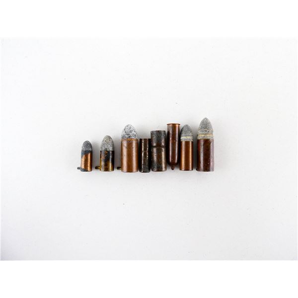 COLLECTIBLE ASSORTED EARLY PATENT IGNITION AMMO LOT