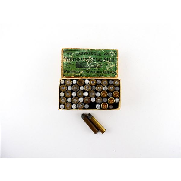 COLLECTIBLE ASSORTED .32 WCF AMMO LOT