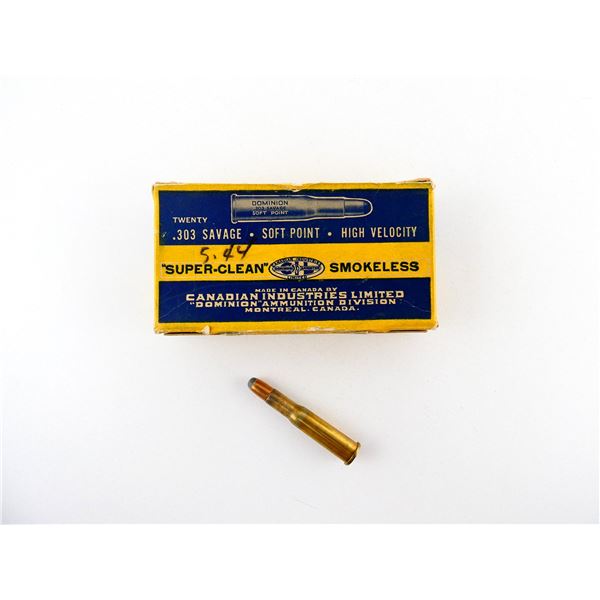 COLLECTIBLE DOMINION .303 SAV AMMO LOT