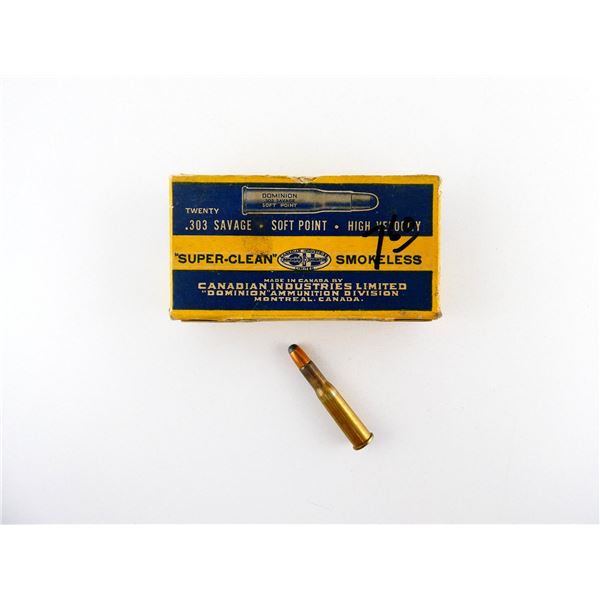 COLLECTIBLE DOMINION .303 SAV AMMO LOT