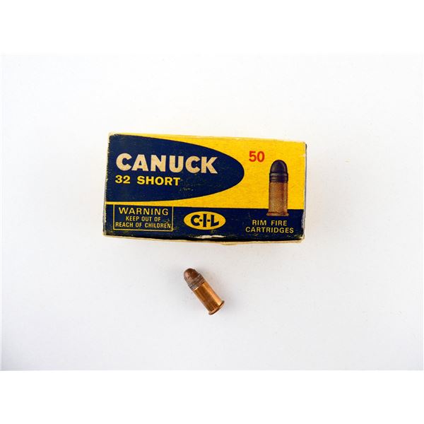 COLLECTIBLE CIL .32 SHORT RF AMMO LOT