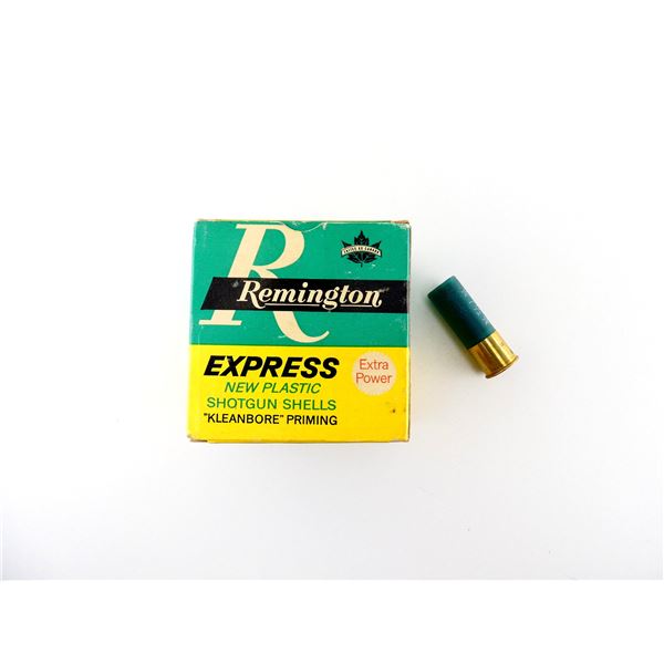 COLLECTIBLE REMINGTON EXPRESS 12 GAUGE 2 3/4" SHOT SHELL AMMO LOT