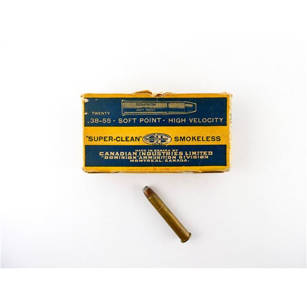 COLLECTIBLE DOMINION .38-55 WIN AMMO LOT