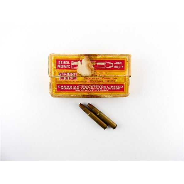COLLECTIBLE ASSORTED .32 REM AMMO LOT