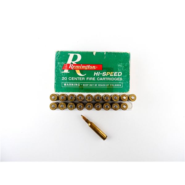 COLLECTIBLE REMINGTON 6MM REM AMMO LOT
