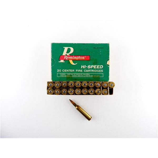 COLLECTIBLE REMINGTON 6MM REM AMMO LOT