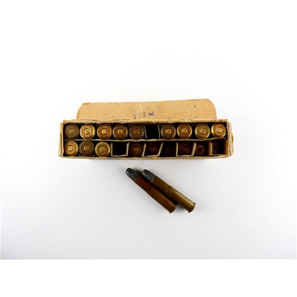 COLLECTIBLE ASSORTED .43 MAUSER AMMO AND NON-PRIMED BRASS CASES LOT