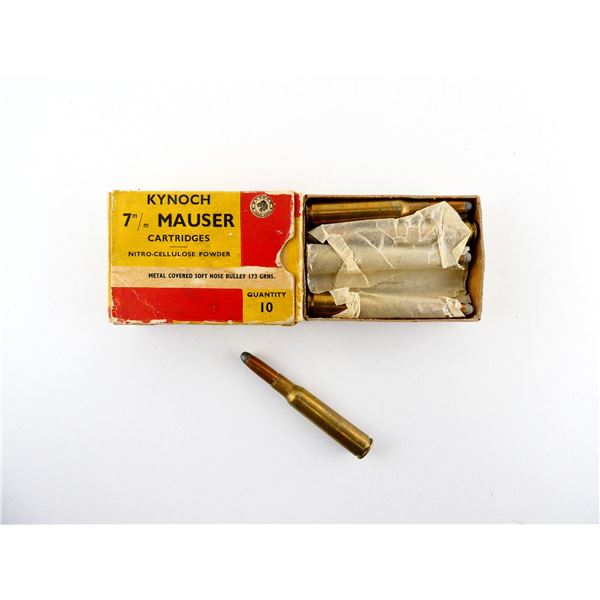 COLLECTIBLE KYNOCH 7MM MAUSER AMMO LOT