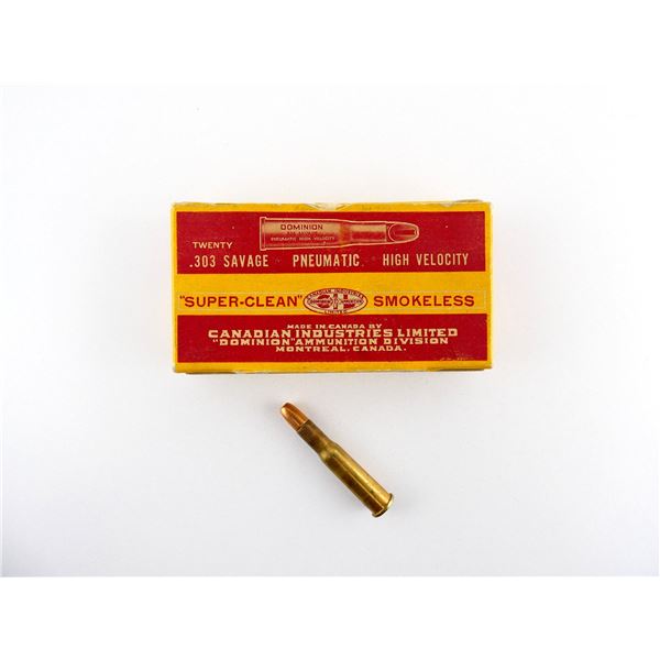 COLLECTIBLE DOMINION .303 SAV AMMO LOT